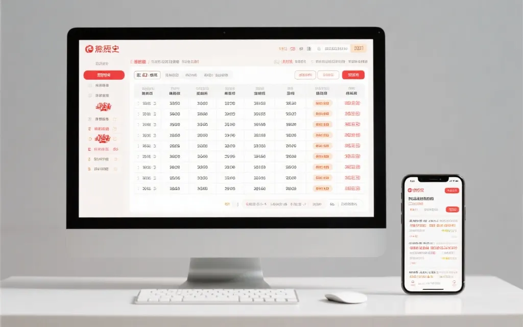 用户友好型开奖信息展示页面